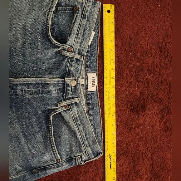 Agolde 90's Mid Rise Loose Fit Jeans in Scheme - Picture 5 of 13